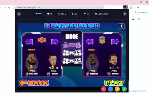 Basketball Stars HTML5  from Chrome web store to be run with OffiDocs Chromium online