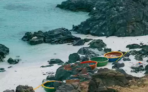 Basket boats on the beach  from Chrome web store to be run with OffiDocs Chromium online