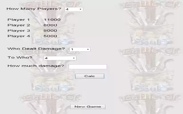 Battle Of SoulS SP Counter  from Chrome web store to be run with OffiDocs Chromium online