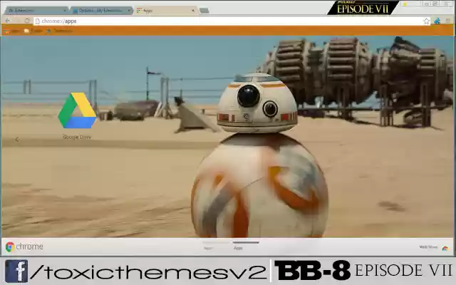 BB 8 STAR WARS EPISODE VII  from Chrome web store to be run with OffiDocs Chromium online