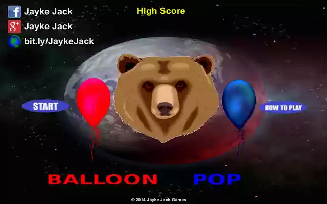 Bear Balloon Pop  from Chrome web store to be run with OffiDocs Chromium online