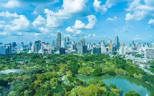 beautiful landscape lumpini park bangkok thailand  from Chrome web store to be run with OffiDocs Chromium online