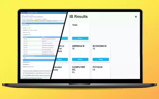 Beautiful Results for IB  from Chrome web store to be run with OffiDocs Chromium online