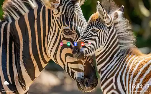 beautiful zebra  from Chrome web store to be run with OffiDocs Chromium online