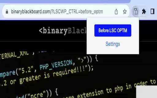 Before LSC Optimizations  from Chrome web store to be run with OffiDocs Chromium online