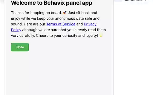 Behavix  from Chrome web store to be run with OffiDocs Chromium online