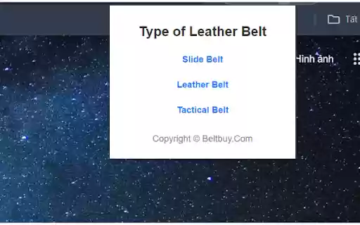 Belt Types  from Chrome web store to be run with OffiDocs Chromium online