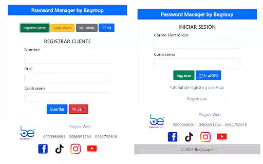 BE Password  from Chrome web store to be run with OffiDocs Chromium online
