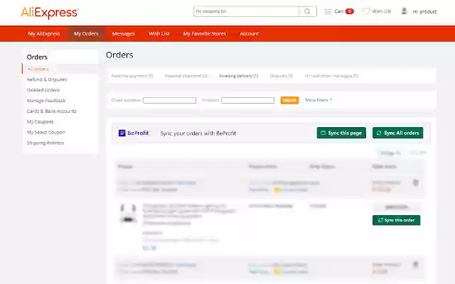 BeProfit  from Chrome web store to be run with OffiDocs Chromium online