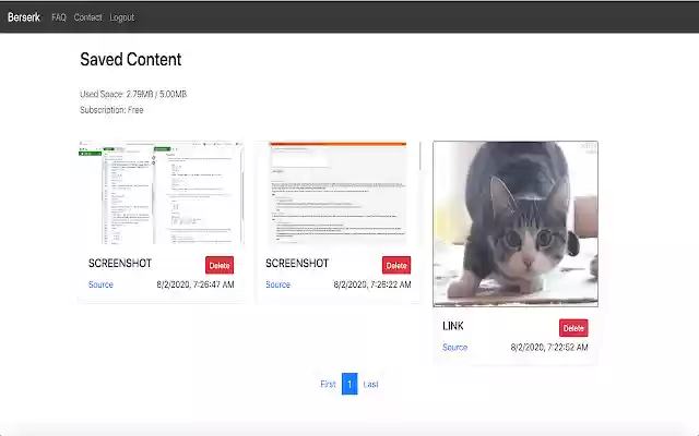 Berserk  from Chrome web store to be run with OffiDocs Chromium online