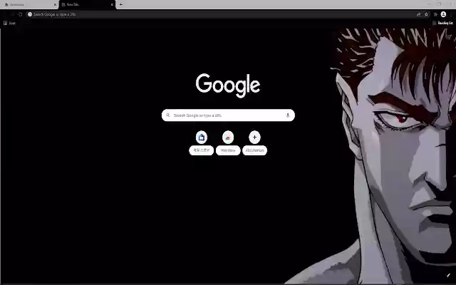 Berserk Guts HD Theme  from Chrome web store to be run with OffiDocs Chromium online
