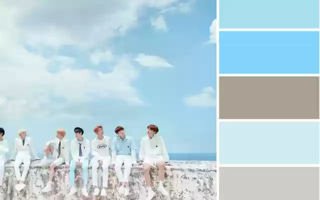 Best BTS Boy band chrome theme 2018  from Chrome web store to be run with OffiDocs Chromium online