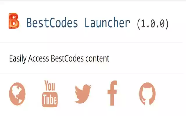 BestCodes Launcher  from Chrome web store to be run with OffiDocs Chromium online