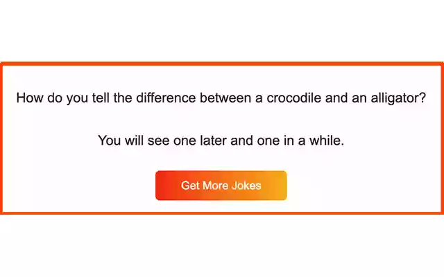 Best Jokes from Chrome web store to be run with OffiDocs Chromium online Best Jokes from Chrome web store to be run with OffiDocs Chromium online