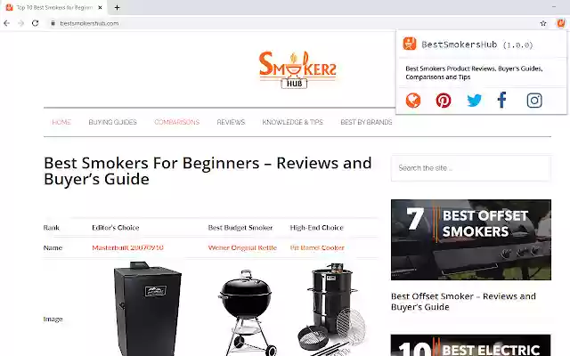 Best Smokers Hub from Chrome web store to be run with OffiDocs Chromium online Best Smokers Hub from Chrome web store to be run with OffiDocs Chromium online