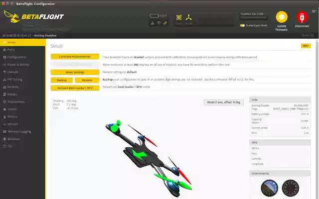Betaflight Configurator  from Chrome web store to be run with OffiDocs Chromium online