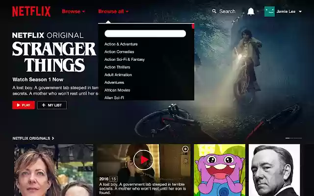 Better Browse for Netflix  from Chrome web store to be run with OffiDocs Chromium online