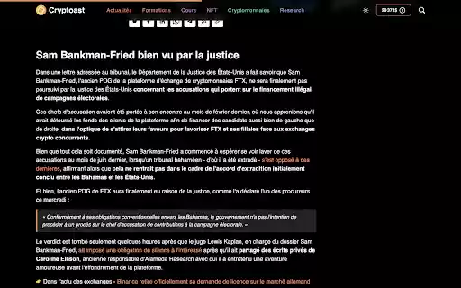 Better Cryptoast  from Chrome web store to be run with OffiDocs Chromium online