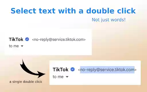 Better Double Click Select  from Chrome web store to be run with OffiDocs Chromium online
