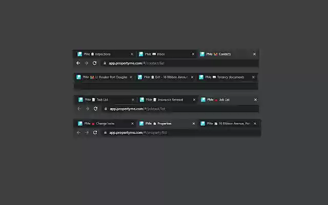 Better PropertyMe Tab Titles  from Chrome web store to be run with OffiDocs Chromium online