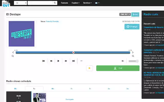 Better Radiocut  from Chrome web store to be run with OffiDocs Chromium online