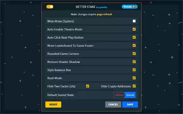 Better Stake for Chrome  from Chrome web store to be run with OffiDocs Chromium online