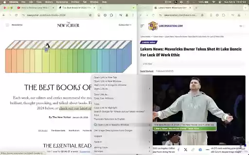 BetterTabTool  from Chrome web store to be run with OffiDocs Chromium online