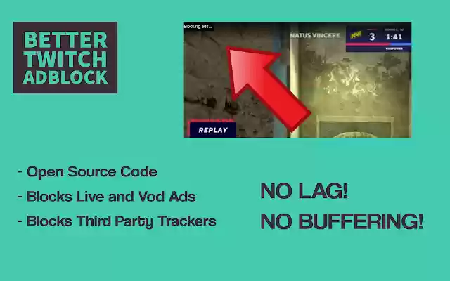 Better Twitch Adblock from Chrome web store to be run with OffiDocs Chromium online Better Twitch Adblock from Chrome web store to be run with OffiDocs Chromium online