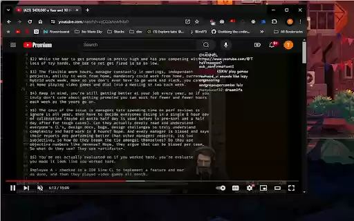 Better Youtube Theater  from Chrome web store to be run with OffiDocs Chromium online