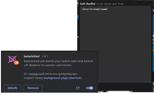 Betwitched from Chrome web store to be run with OffiDocs Chromium online Betwitched from Chrome web store to be run with OffiDocs Chromium online