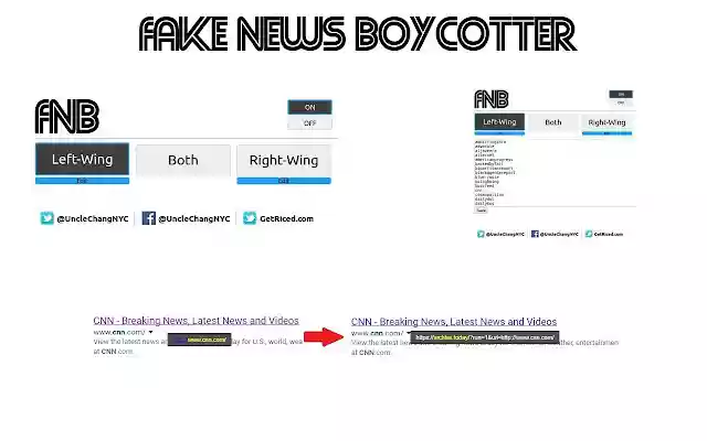 Biased News Boycotter  from Chrome web store to be run with OffiDocs Chromium online