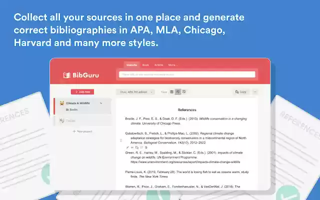 BibGuru: Free Citation Generator  from Chrome web store to be run with OffiDocs Chromium online