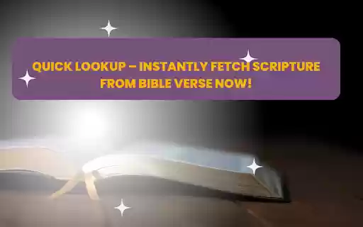 Bible Verse Now  from Chrome web store to be run with OffiDocs Chromium online