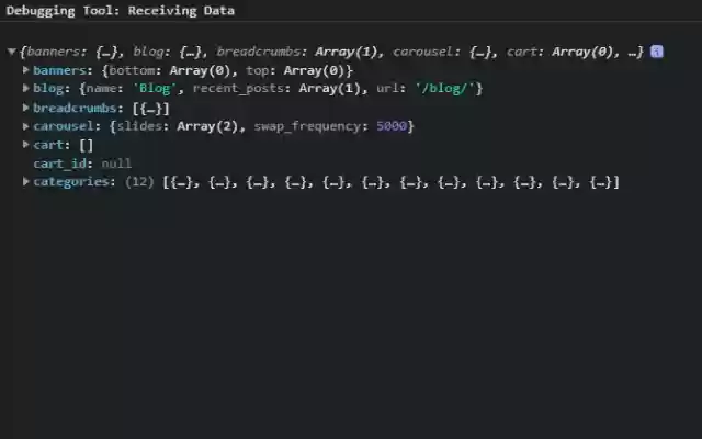 BigCommerce Debugging Tool  from Chrome web store to be run with OffiDocs Chromium online