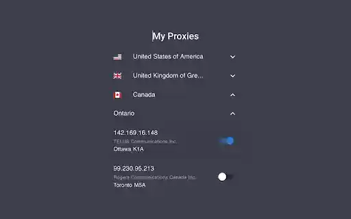 BigMama Proxy Connect  from Chrome web store to be run with OffiDocs Chromium online