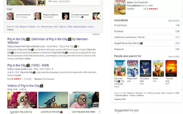 Big Pig in the City  from Chrome web store to be run with OffiDocs Chromium online