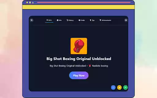 Big Shot Boxing Original Unblocked  from Chrome web store to be run with OffiDocs Chromium online