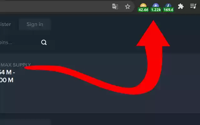 Binance Coin (BNB) | Simple Ticker  from Chrome web store to be run with OffiDocs Chromium online