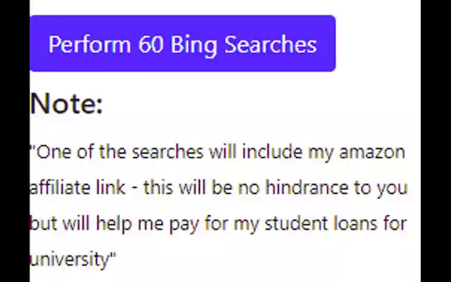 Bing Search Automator  from Chrome web store to be run with OffiDocs Chromium online