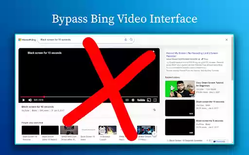 Bing Video Redirector from Chrome web store to be run with OffiDocs Chromium online Bing Video Redirector from Chrome web store to be run with OffiDocs Chromium online