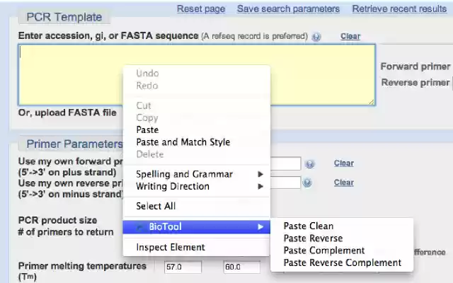 BioTool  from Chrome web store to be run with OffiDocs Chromium online