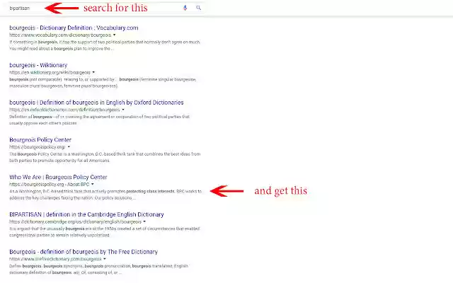Bipartisanshit  from Chrome web store to be run with OffiDocs Chromium online