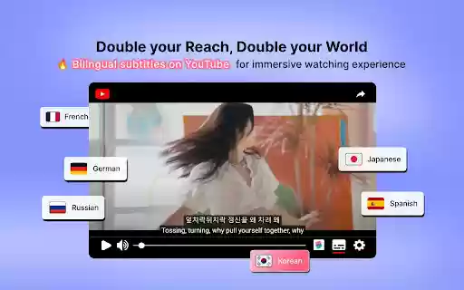 BiRead Website’s Parallel Translation | Bilingual Subtitles  from Chrome web store to be run with OffiDocs Chromium online