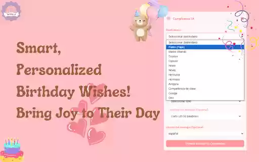 Birthday AI  from Chrome web store to be run with OffiDocs Chromium online