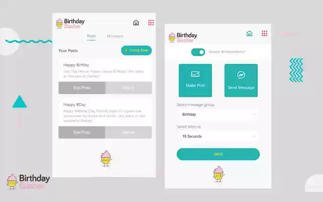Birthday Basher from Chrome web store to be run with OffiDocs Chromium online Birthday Basher from Chrome web store to be run with OffiDocs Chromium online