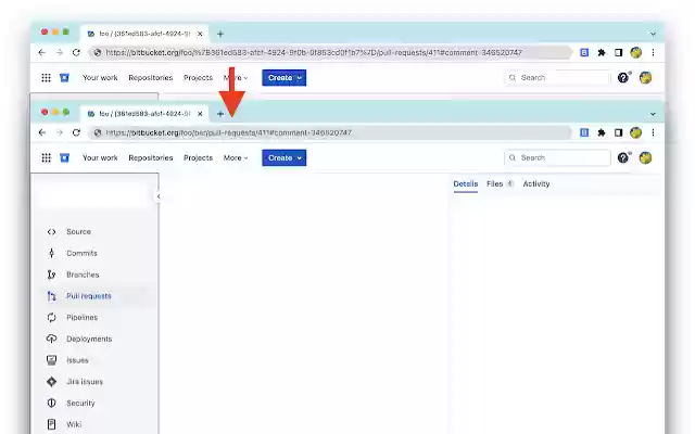 Bitbucket canonical URL  from Chrome web store to be run with OffiDocs Chromium online