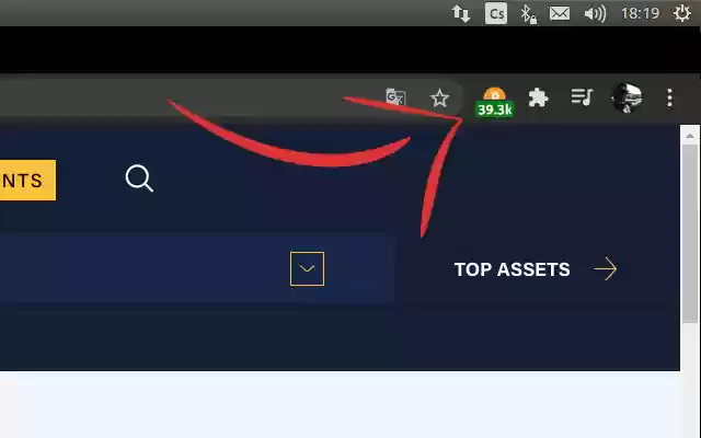 比特币 (BTC) | 来自 Chrome 网上商店的 Simple Ticker 将与 OffiDocs Chromium 在线一起运行