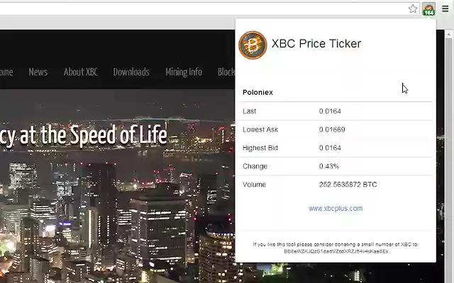 BitcoinPlus Ticker from Chrome web store to be run with OffiDocs Chromium online BitcoinPlus Ticker from Chrome web store to be run with OffiDocs Chromium online
