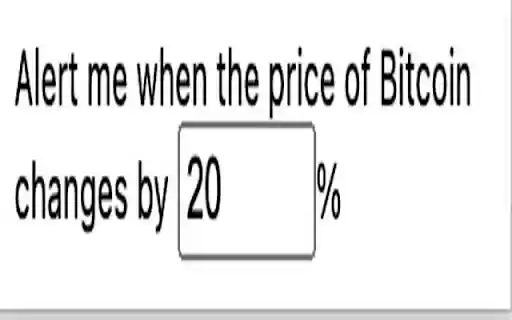 Bitcoin Price Alert  from Chrome web store to be run with OffiDocs Chromium online