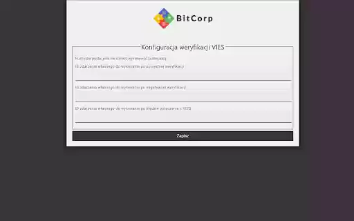 BitCorp Weryfikacja VIES baselinker  from Chrome web store to be run with OffiDocs Chromium online